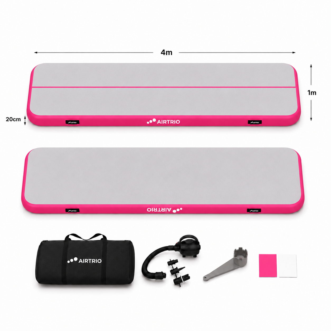 Mata Akrobatyczna Air Track – Pink / Grey | AIRTRIO