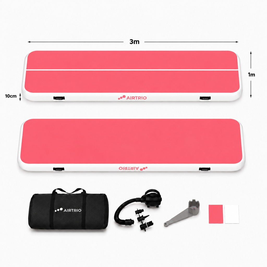 Mata Akrobatyczna Air Track – Salmon Pink | AIRTRIO