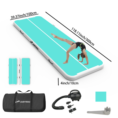 Mata Akrobatyczna Air Track 3m – Mint | AIRTRIO