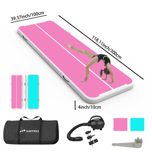 Mata Akrobatyczna Air Track 3m – Cayan / Pink | AIRTRIO